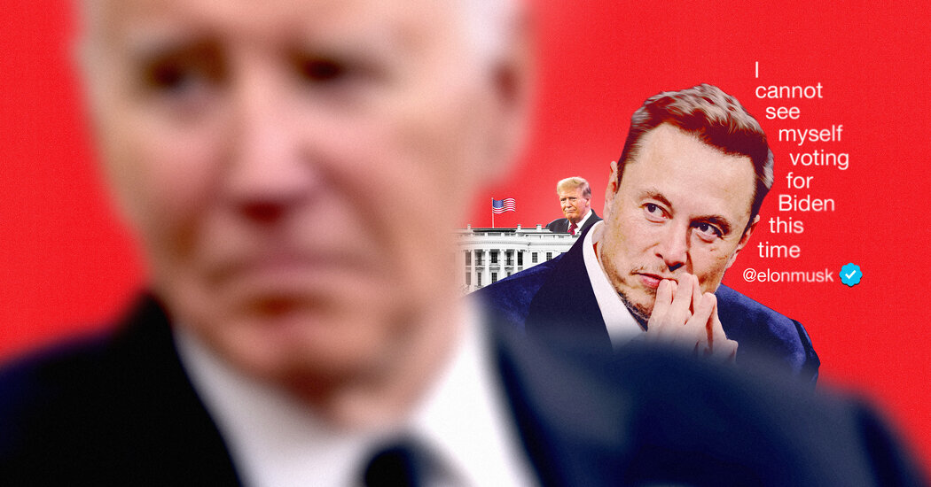 Elon Musk is Criticizing Biden On X More Ahead of 2024 Election