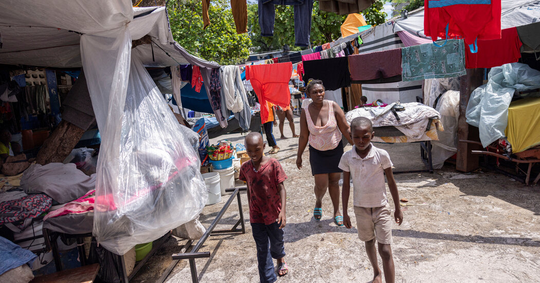 How 360,000 Haitians Wound Up Living in Empty Lots and Crowded Schools