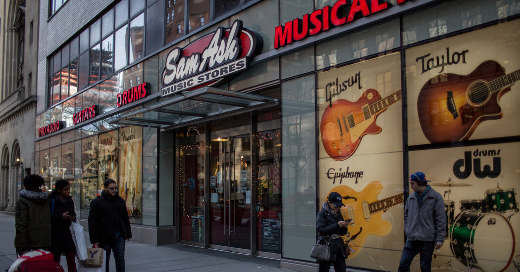 Sam Ash Music Stores to Close