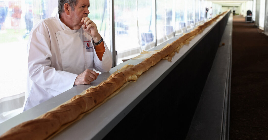 World’s Longest Baguette Is Baked in France