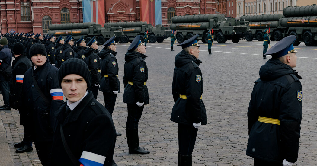 At Russia’s Victory Day Parade, Putin Keeps Ukraine in the Distance