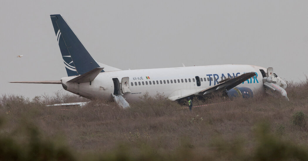 Boeing Plane Goes Off Runway in Senegal, Leaving at Least 10 Injured