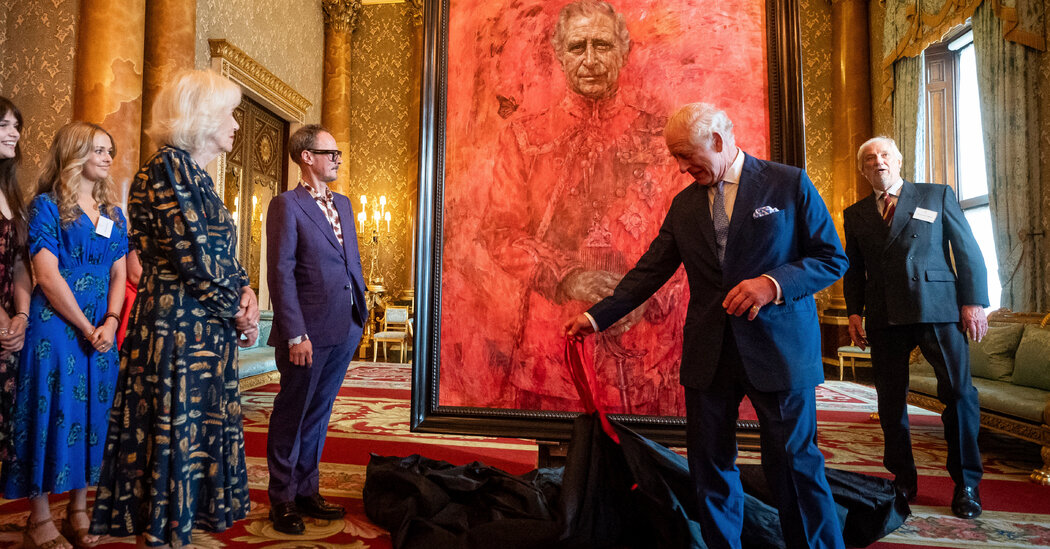 The New Royal Portrait of King Charles III Is Big, Red Controversy