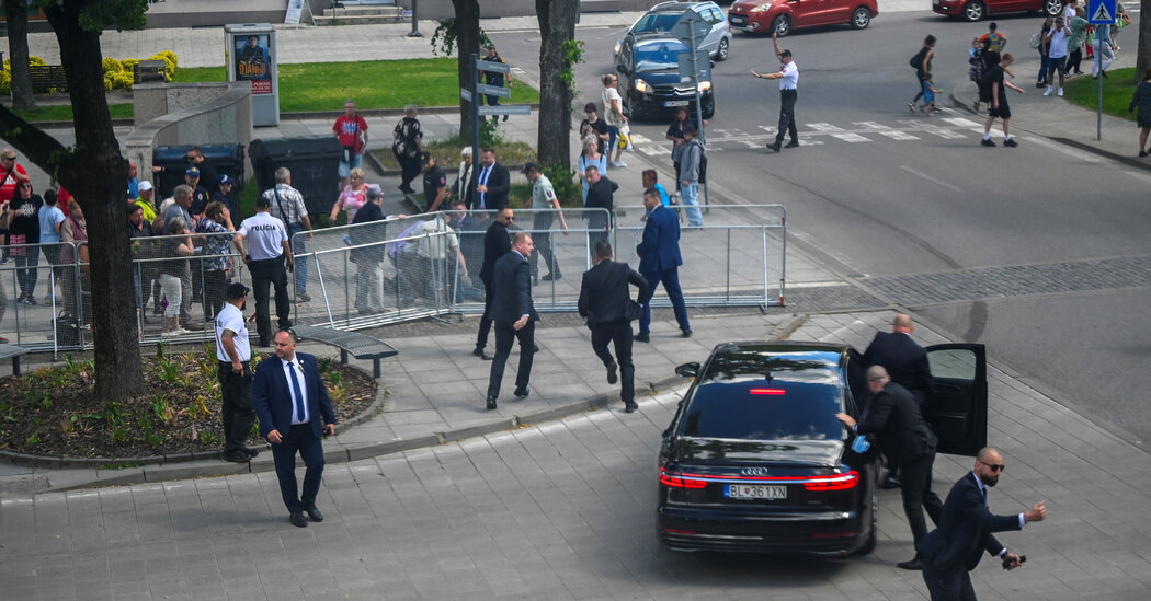 Slovakia’s Prime Minister in ‘Life-Threatening’ Condition After Shooting