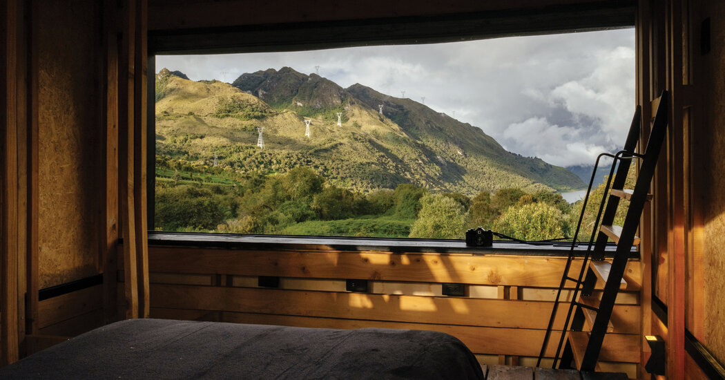 In Ecuador, Homes That Are Part of the Mountains