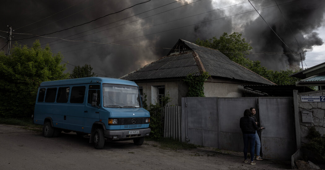 Russia Presses Attacks in Northeast Ukraine, Opening Buffer Zone on Border