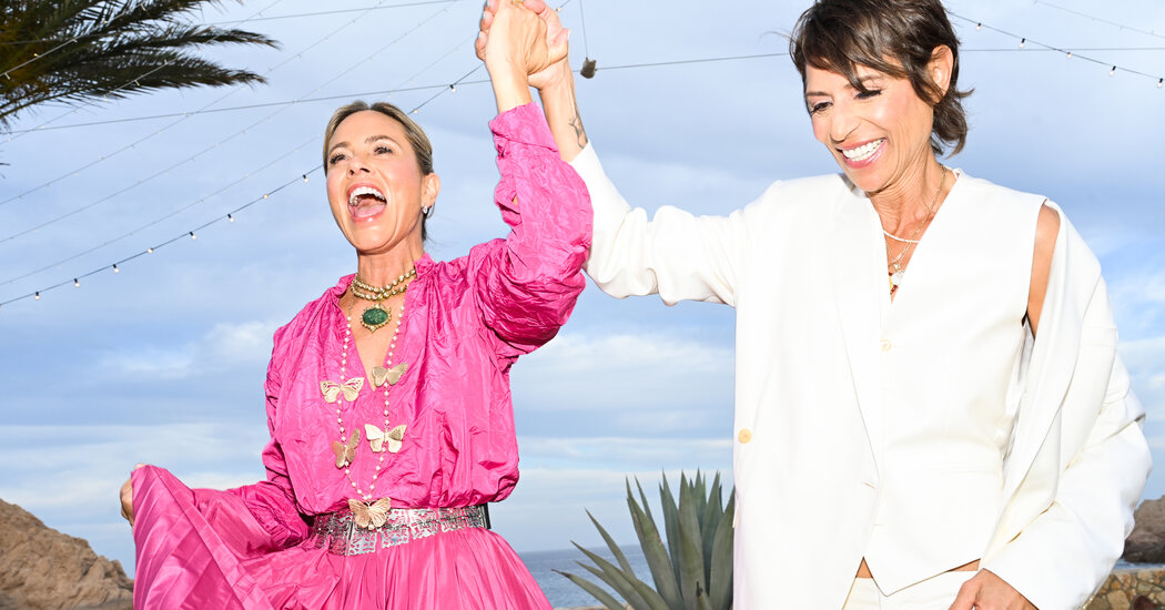 Maria Bello and Dominique Crenn Celebrate Their Union in Mexico