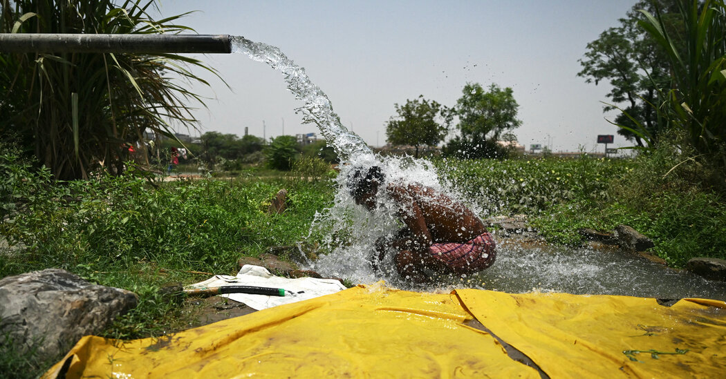 126 Degrees: New Delhi Sweats Through Its Hottest Day Ever Recorded