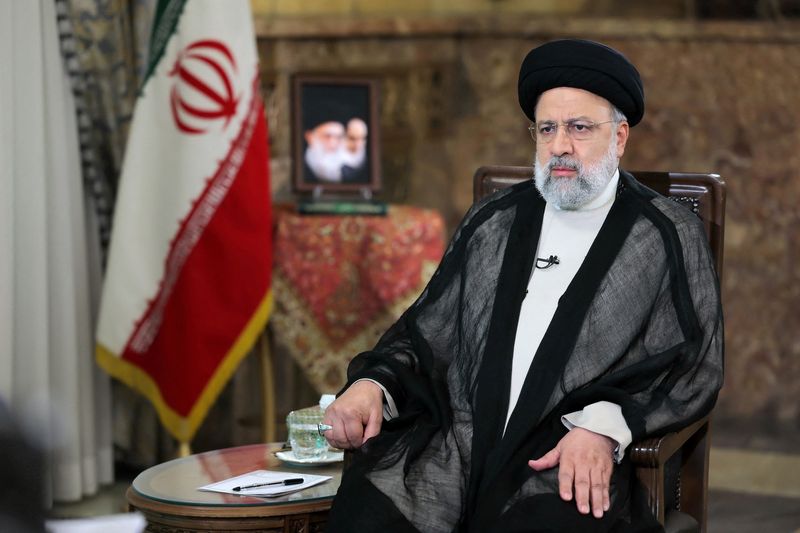 Helicopter carrying Iran's President Raisi makes rough landing, Iranian media say