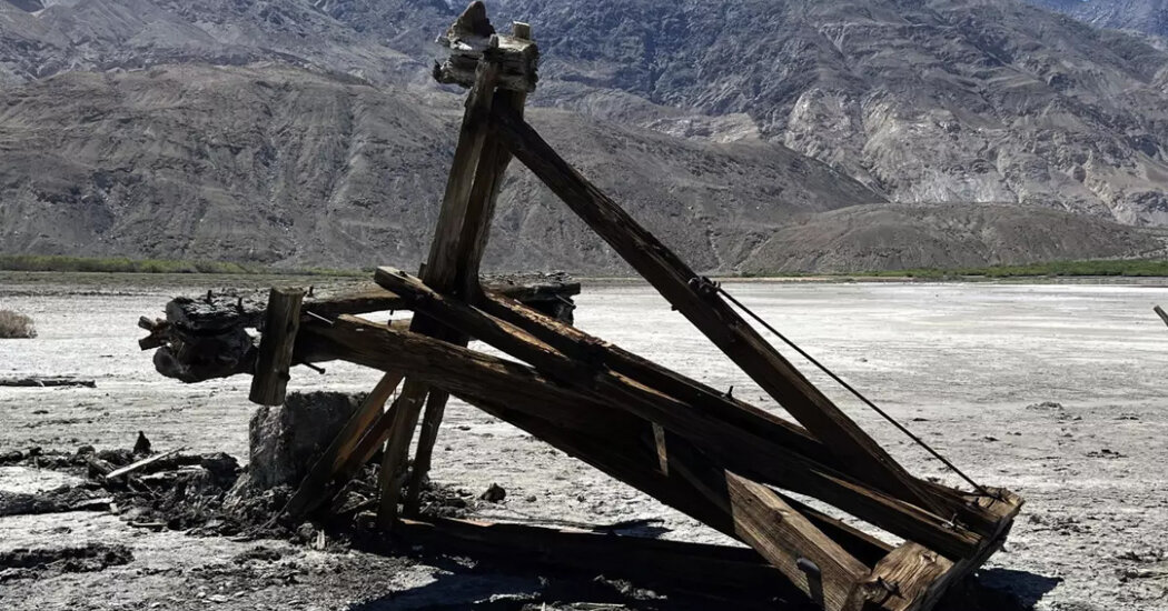 113-Year-Old Death Valley Salt Tram Tower Toppled by Driver Stuck in Mud