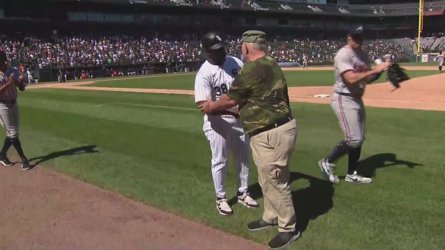 White Sox and family honor two-time Purple Heart recipient