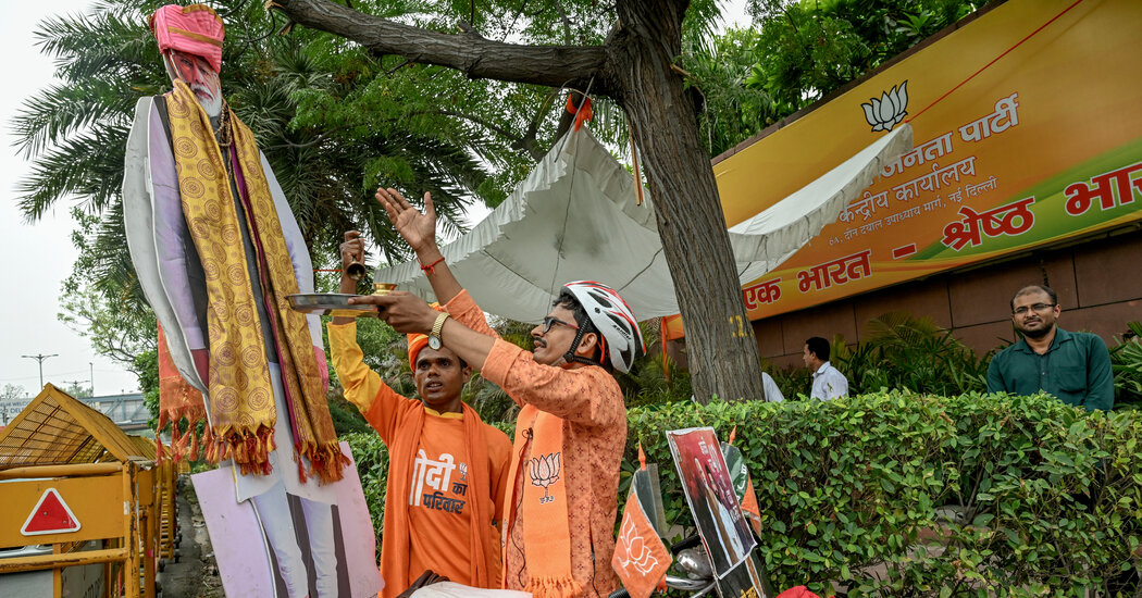 India Election Live Updates and Results: Modi's Lead Narrower Than Expected