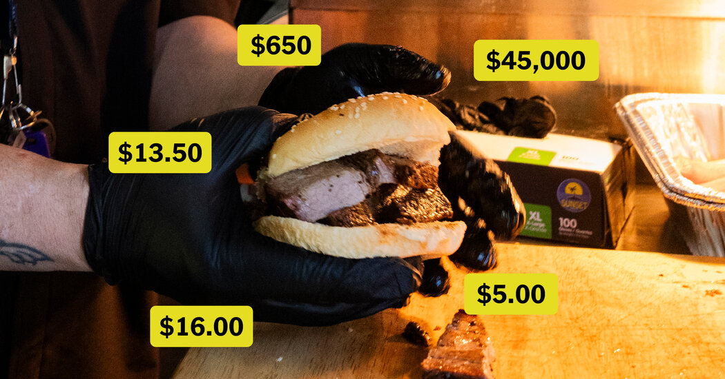 He Began With Sauce. Here’s Why This Brisket Sandwich Goes for $13.50.