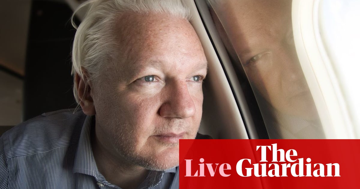 Julian Assange plea deal live: WikiLeaks founder will seek US pardon after accepting plea deal to go free, wife says | Julian Assange