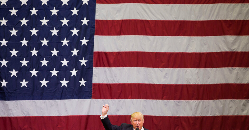 How Donald J. Trump Is Appropriating the American Flag