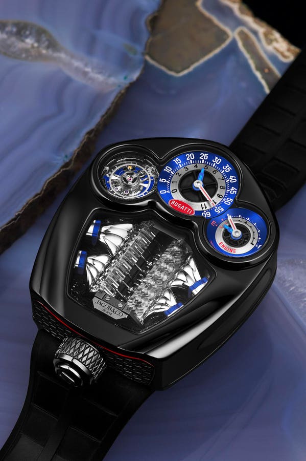 Jacob & Co., Bugatti Launch $340,000 Bugatti Tourbillon Watch, Car