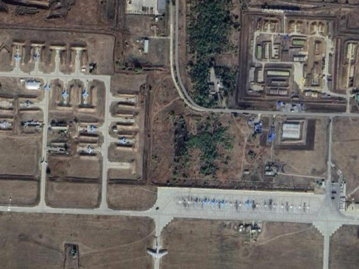 Ukrainian forces strike Russian airbase with at least 70 drones, targeting Su-34 jets used to drop glide bombs