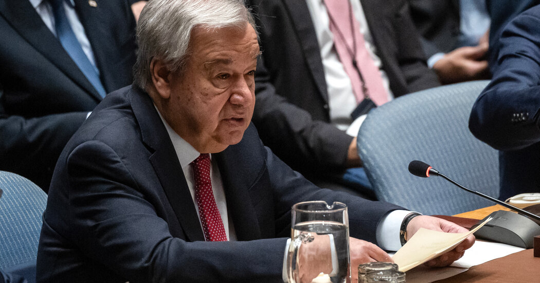 UN Chief Warns Israel and Hezbollah of the Risk of a Wider War