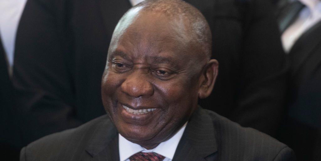 Cyril Ramaphosa leaves the House after being re-elected as President of South Africa at Cape Town International Convention Centre (CTICC) on June 14, 2024 in Cape Town, South Africa