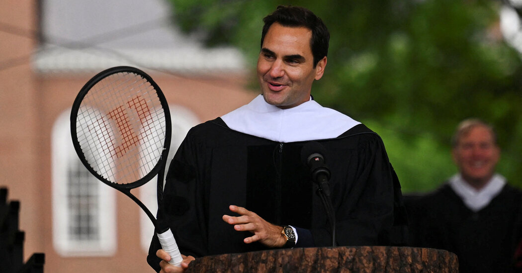 Roger Federer’s Graduation Speech Is an Online Hit