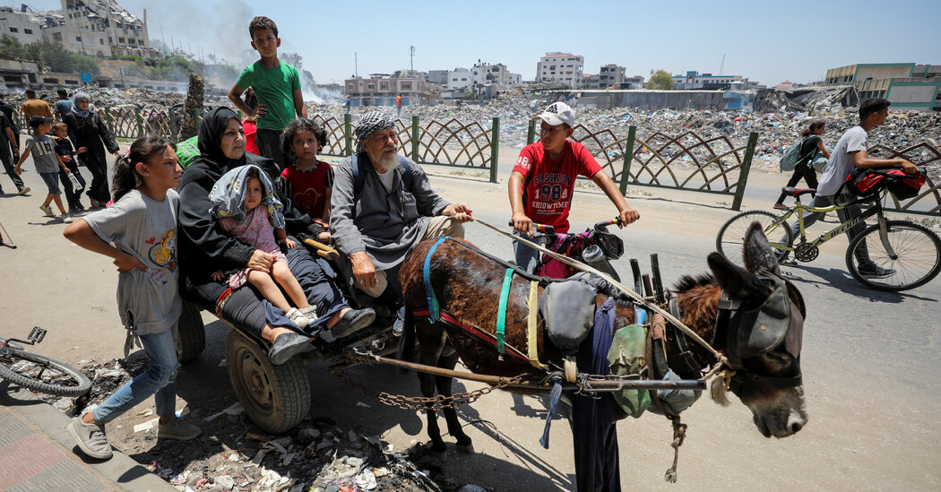 The Israeli military orders more evacuations in eastern Gaza City as strikes are reported.