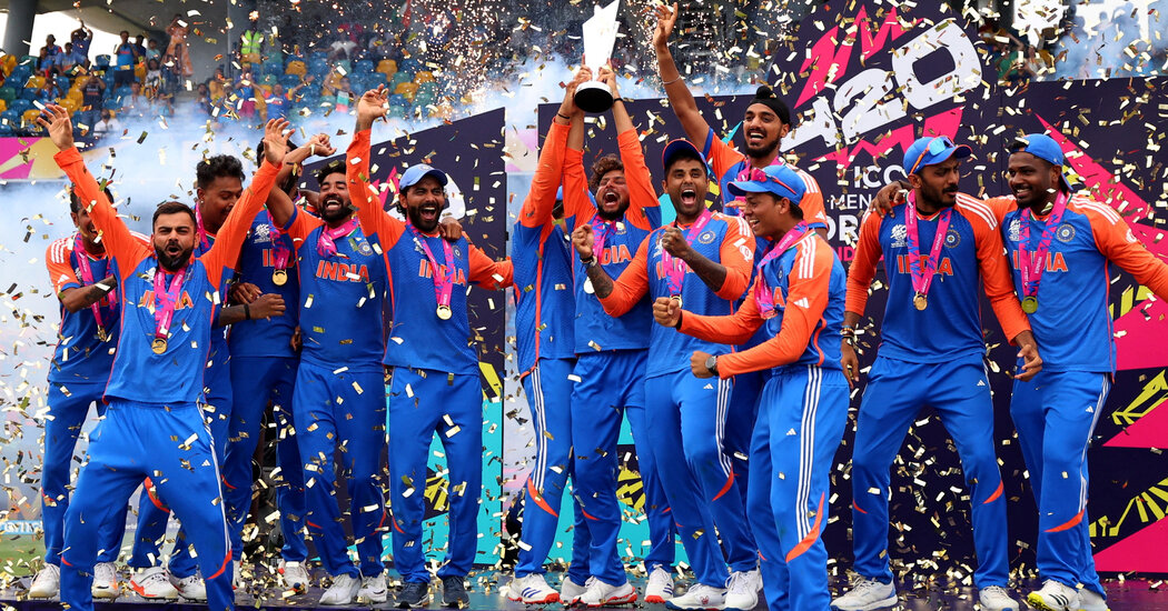 India Wins T20 Cricket World Cup, Stamping Its Domination of the Sport