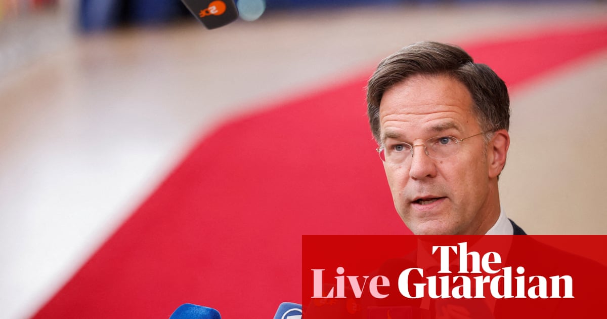 Europe live: Mark Rutte says Nato ‘cornerstone of our collective security’ as he is formally selected as its head | World news