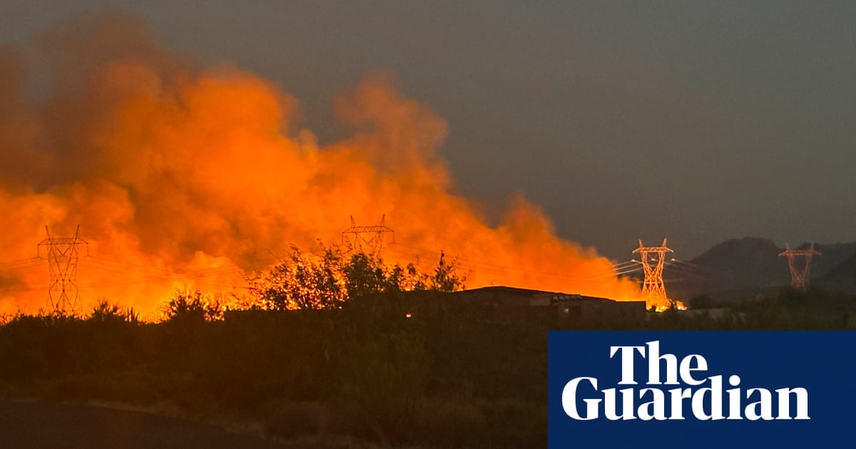 Firefighters near Phoenix battle wildfire as temperatures surpass 100F | Arizona