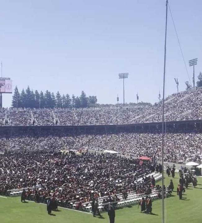 Stanford graduates walk out of commencement in pro-Palestine protest