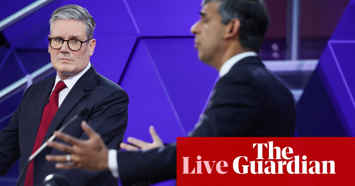 BBC election debate live: Sunak and Starmer clash over tax and border plans in final head-to-head before polling day | General election 2024