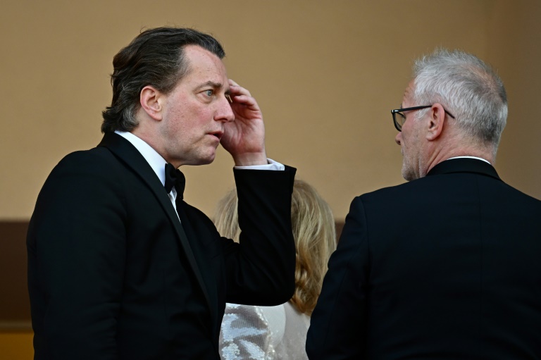 Dominique Boutonnat (L) is still in place as head of the National Centre of Cinema (LOIC VENANCE)