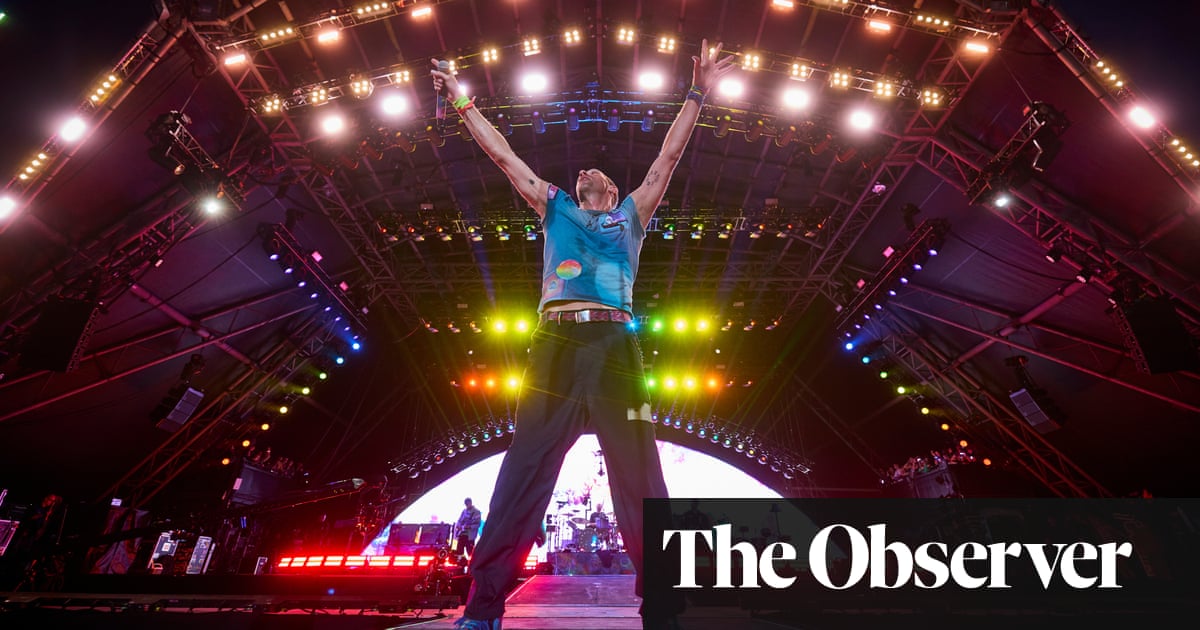 Coldplay’s record return lights up Pyramid at a Glastonbury of melodrama | Glastonbury 2024