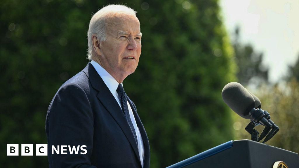 Parallels between WW2 and Ukraine, Biden says in D-Day address