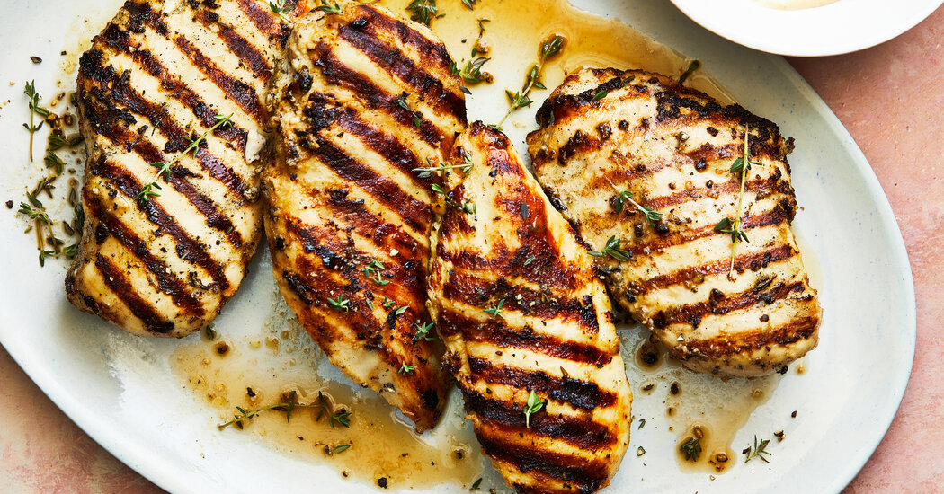 Perfect Grilled Chicken Breasts - The New York Times