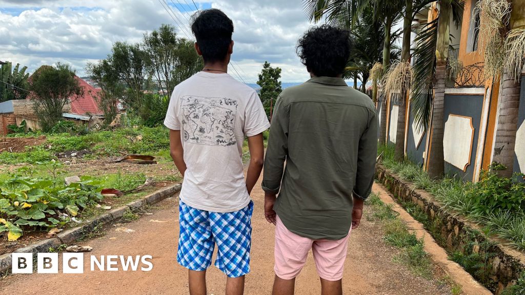 Refugees in Rwanda, sent from remote UK island, speak to BBC