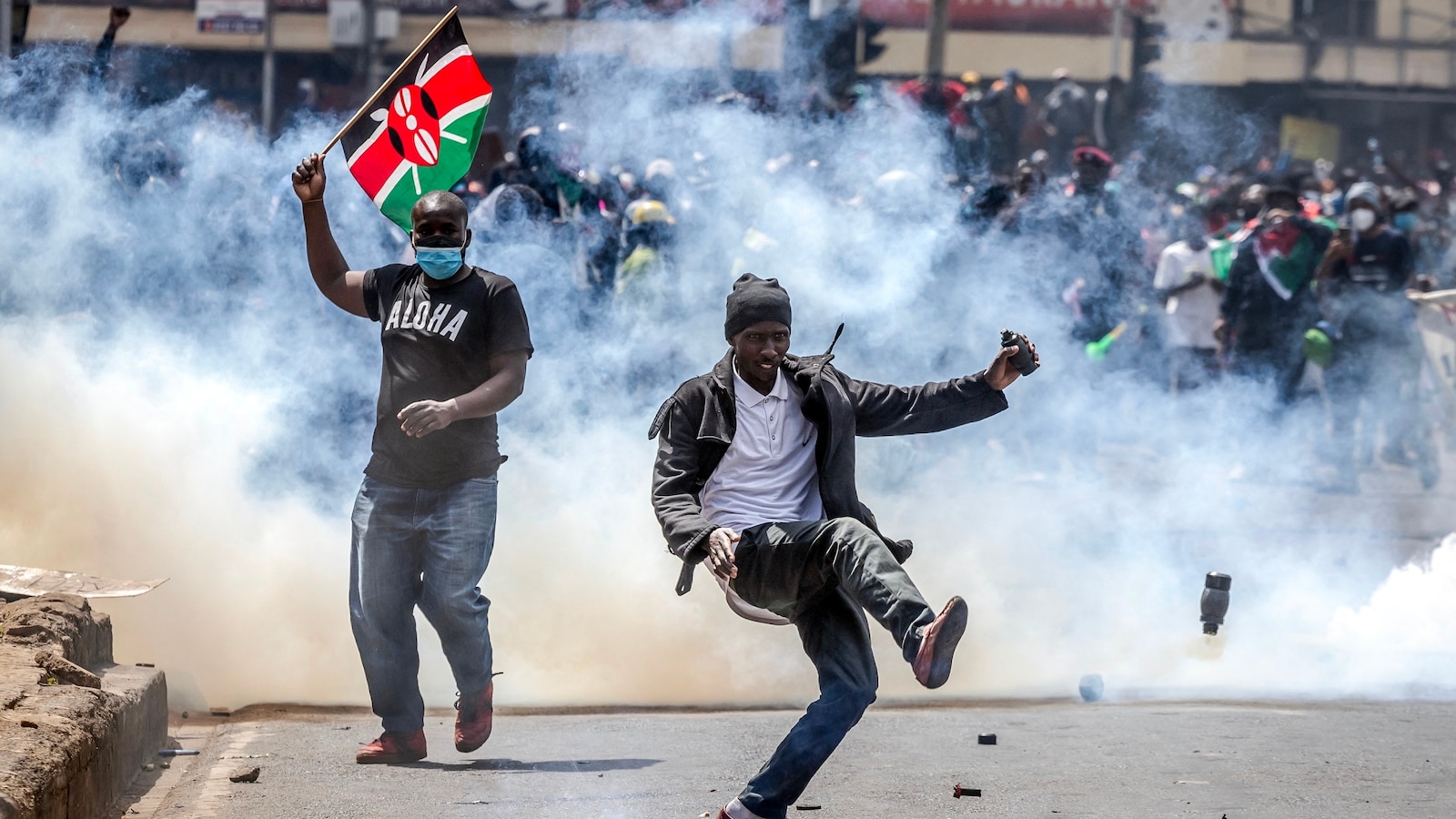 Multiple deaths reported as police clash with anti-tax protesters in Kenya
