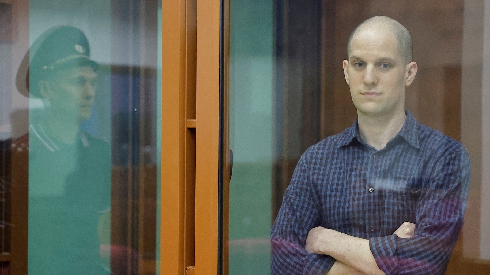 American reporter Evan Gershkovich arrives in Russian court for secret espionage trial