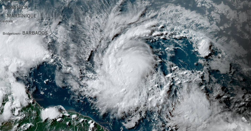Beryl, Now a Hurricane, to Bring ‘Life-Threatening Winds,’ Officials Warn