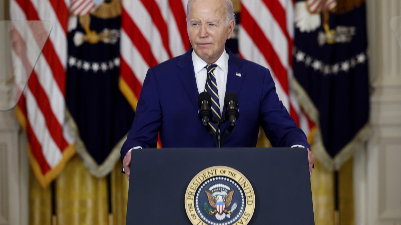 Biden issues blanket pardon to troops expelled from the military for their sexuality : NPR