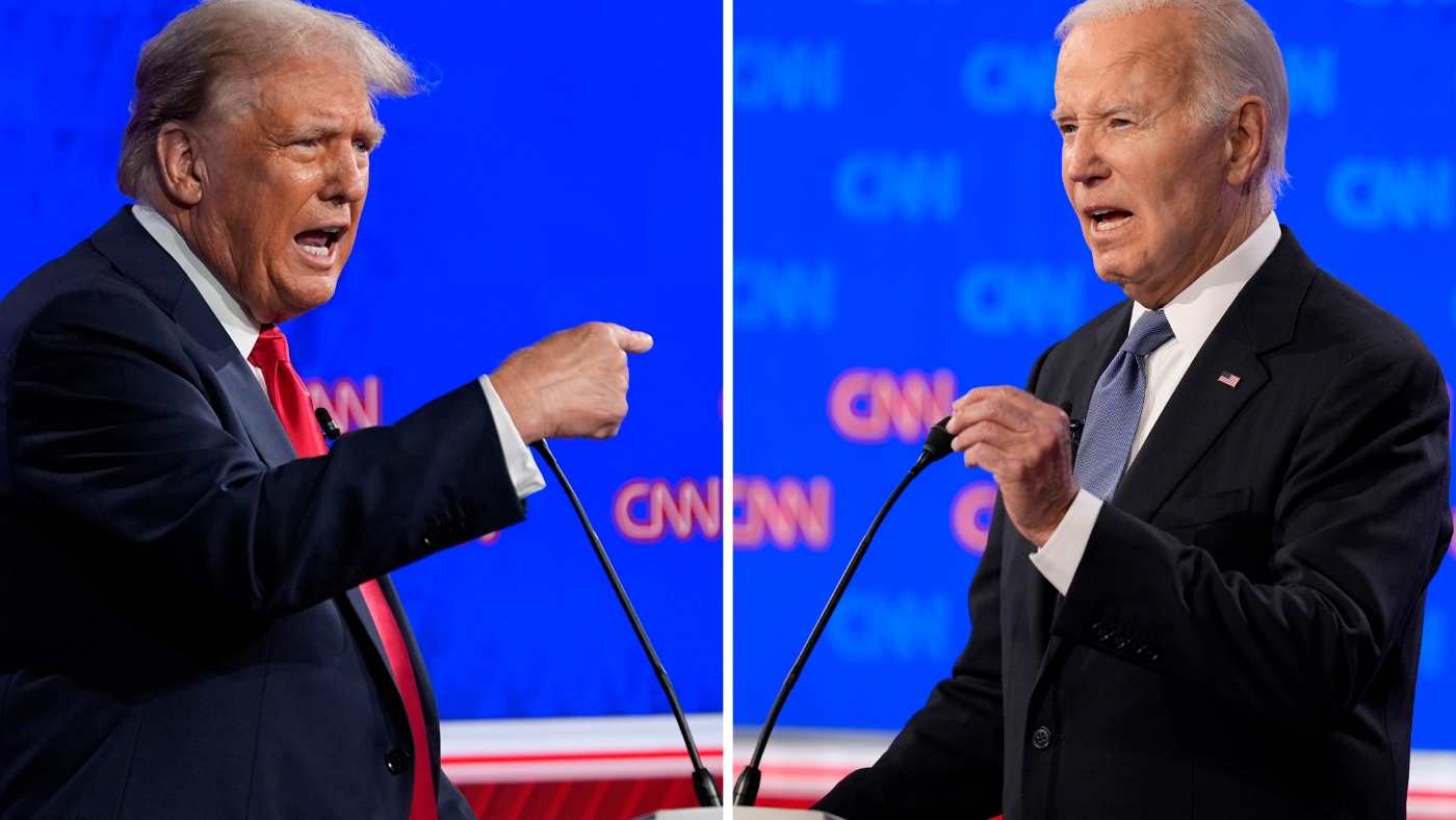 What to know about the key policies that got airtime in the presidential debate : NPR