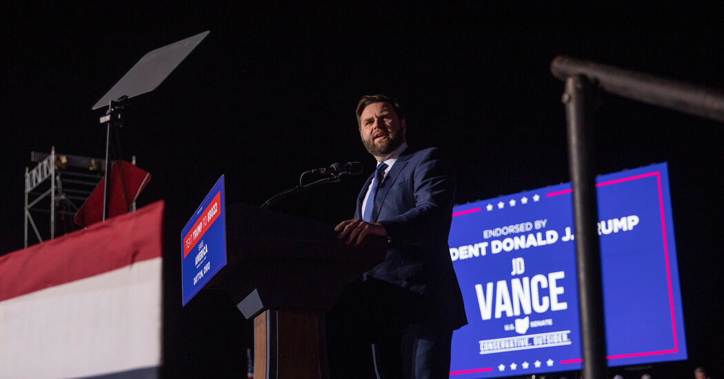 J.D. Vance Is an Oil Booster and Doubter of Human-Caused Climate Change