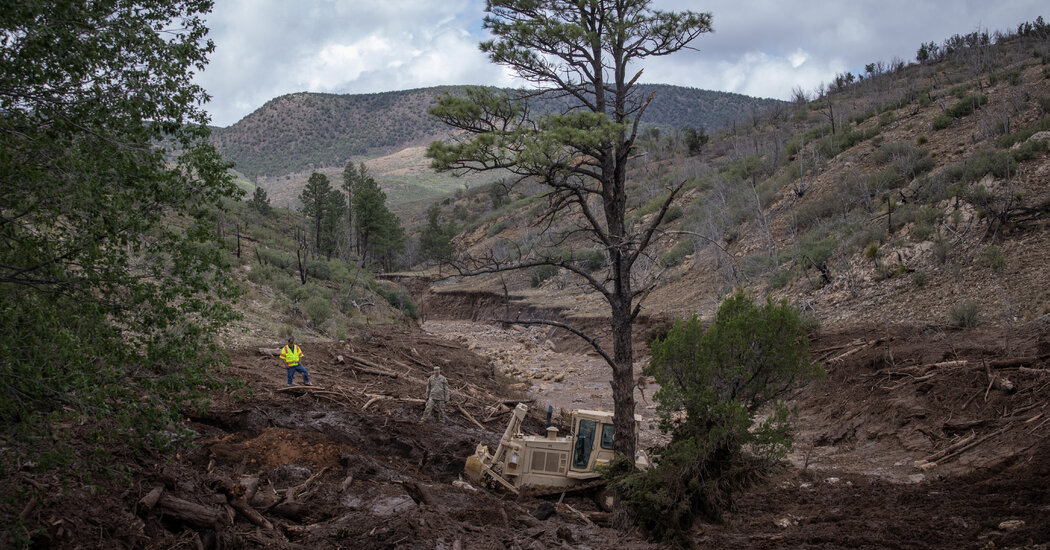 Debris Flows After Wildfires in New Mexico Threaten Towns