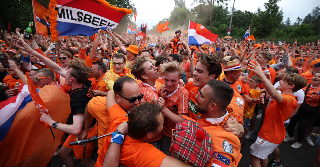 Euro 2024’s Best Party Invite: Meet at the Bus. And Wear Orange.