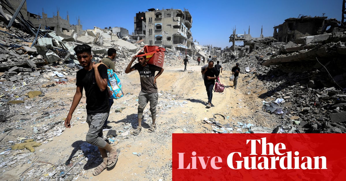 Israel-Gaza war live: US says it is ‘cautiously optimistic’ on Israel-Gaza ceasefire talks | Israel-Gaza war