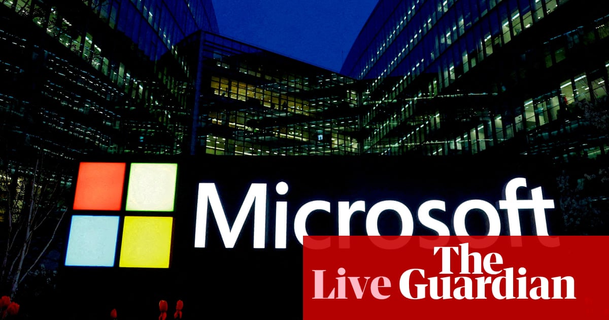 Australia news live: Microsoft says CrowdStrike outage affected 8.5m Windows devices | Australia news