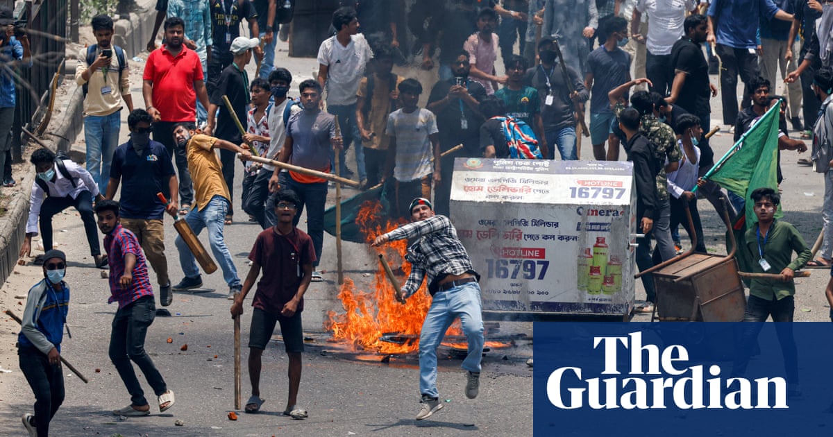 Protesters attack Bangladeshi state broadcaster after PM’s call for calm | Bangladesh