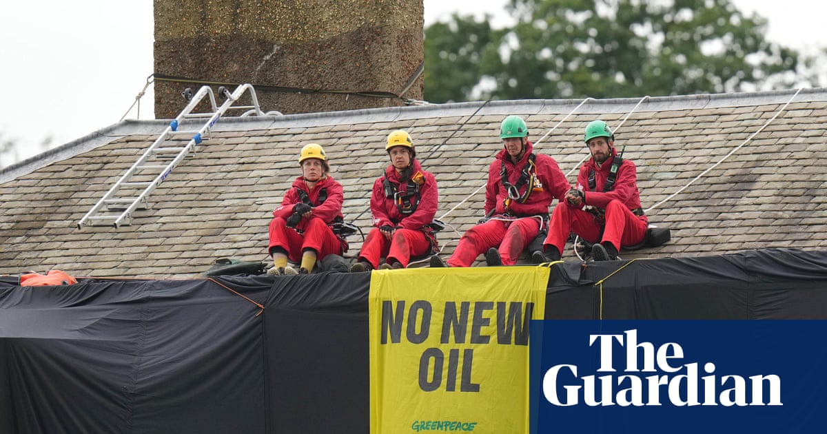 Greenpeace activists damaged 15 of Rishi Sunak’s roof tiles, court hears | UK news
