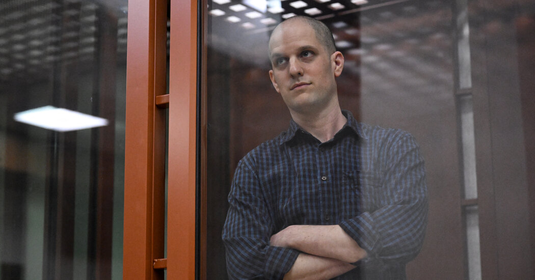 Evan Gershkovich, Wall Street Journal Reporter, Returns to Court in Russia