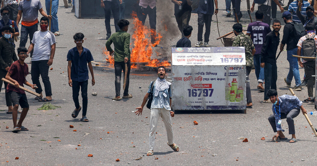 The Protests in Bangladesh - The New York Times