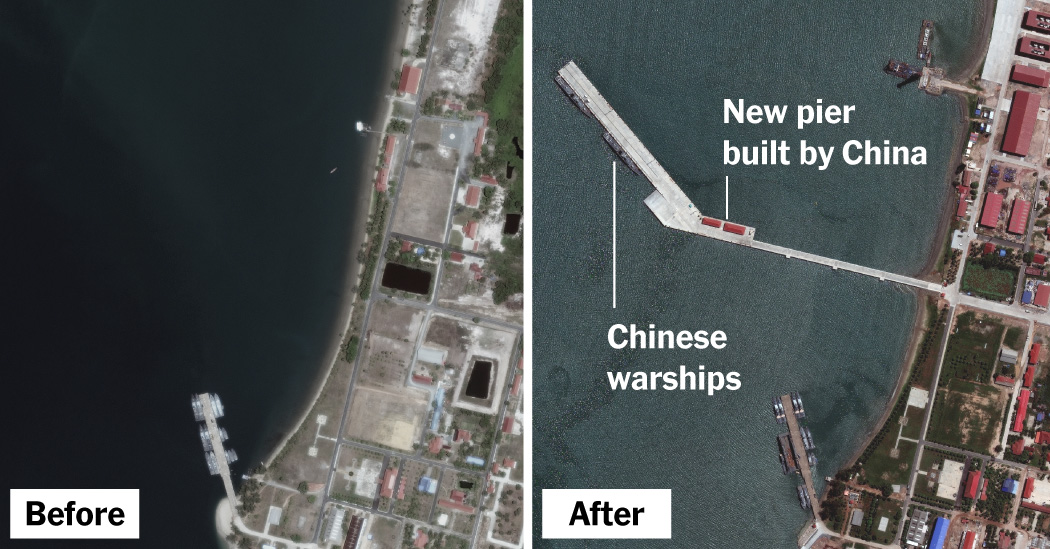 How China Rebuilt a Cambodian Naval Base